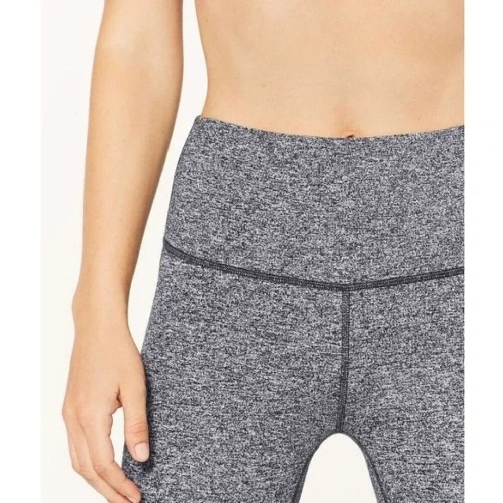 NWOT Lululemon Wunder Under Hi-Rise Tight Heathered Black Buttery Soft Leggings - Picture 3 of 16